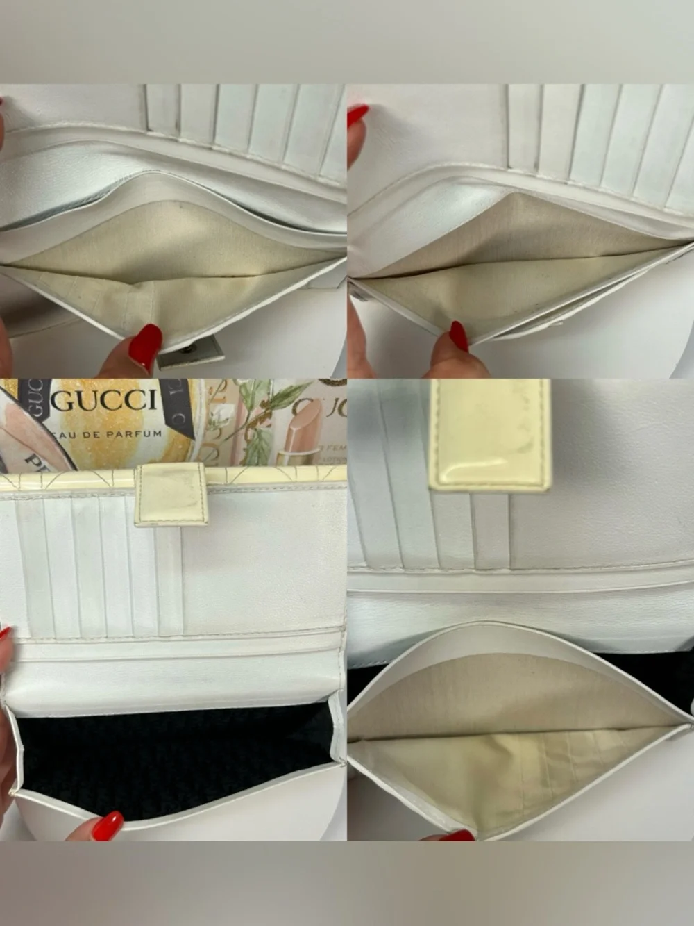 DIOR Cannage Quilted Patent Leather Continental Wallet 💖